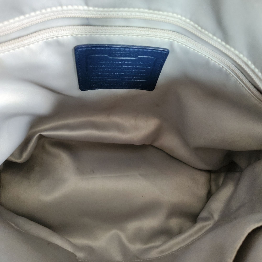 Coach 19198 Vintage Patent Leather Stitched Signature Tote/ Shoulder Bag - Picture 13 of 15